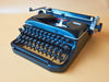 Erika black metal typewriter QWERTY