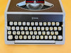 Royal 200 Metal Typewriter - Working 1970s Manual Machine - Gray AZERTY with Case